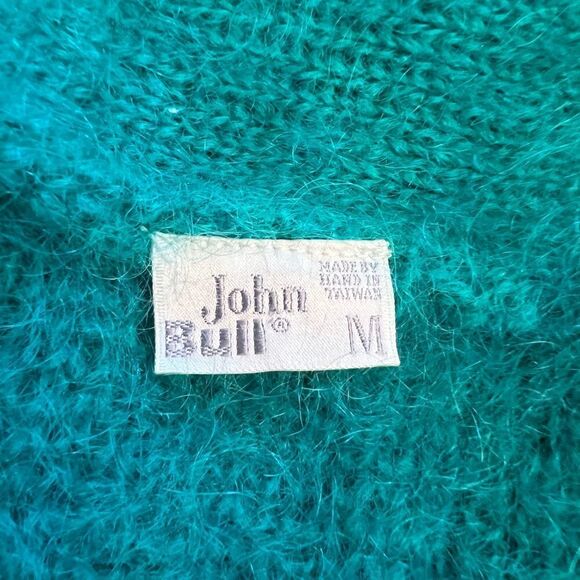 Vintage Hand Loom John Bull crop wool Sweater w gold button accent. Women’s Med. - Picture 4 of 8